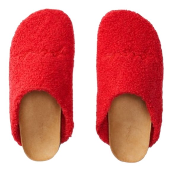 PINK Victoria's Secret Shoes - PINK COZY-PLUSH CLOGS SLIPPERS SMALL (6/7) Style: 26561944 RED